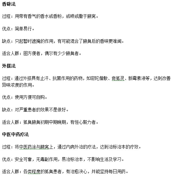 怎样能够简单有效地解决腋臭烦恼？