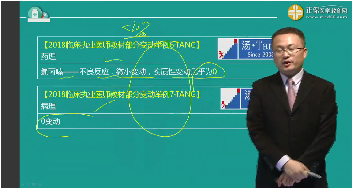 汤以恒讲解2018年临床执业/助理医师教材实质性变动及复习重点