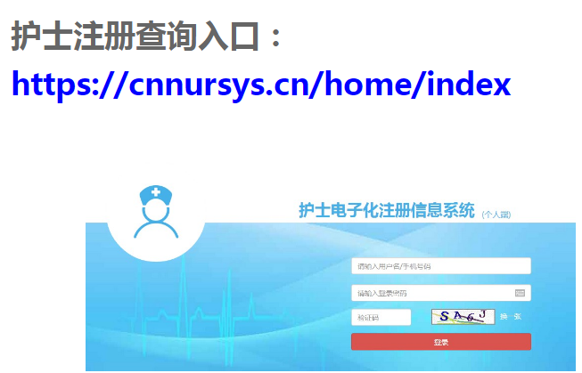 护士执业电子注册入口