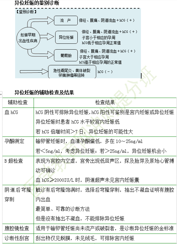 异位妊娠思维导图模板图片