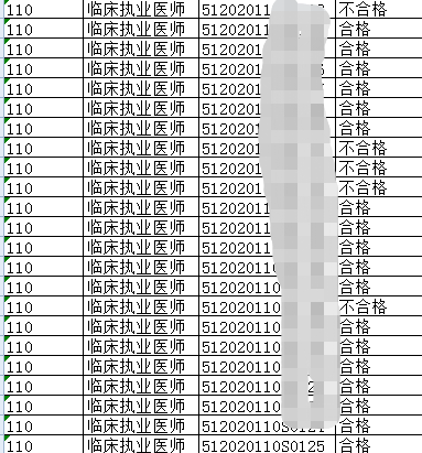 四川省雅安市2020年临床类别医师技能考试7月10技能成绩公布！