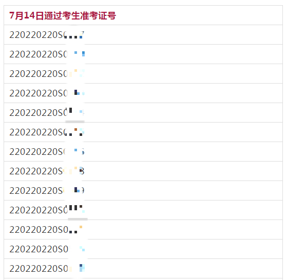 吉林市2020年口腔助理医师实践技能考试通过名单（7月14日）