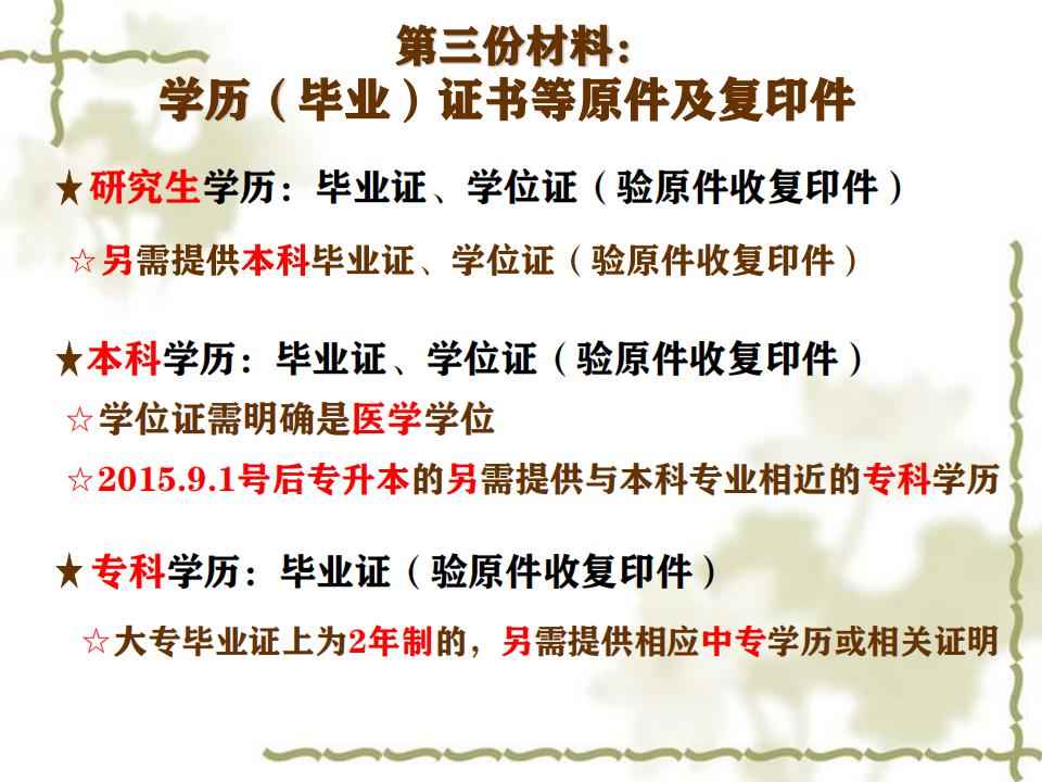 大专及以上学历报考2021年国家医师资格考试需要哪些条件？