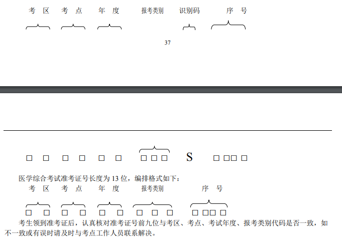 2021年全国口腔助理执业医师考试准考证号排列格式及规则