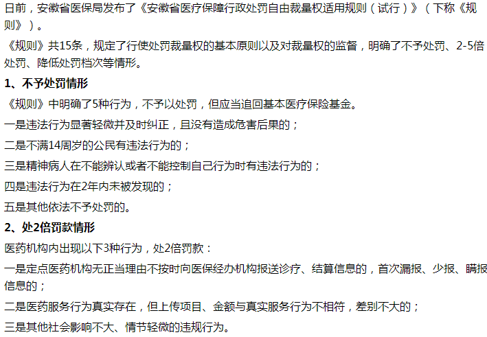 临床医生要注意！出现以下情况会进行医疗保障行政处罚