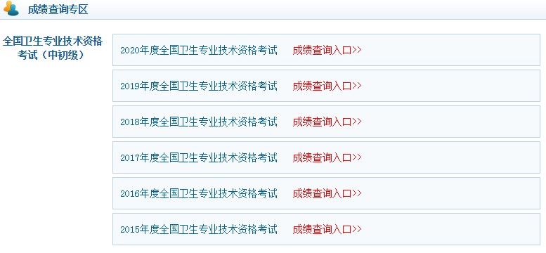 玉溪市口腔主治医师考试成绩查询入口\网站