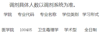 延边大学医学院2021年硕士研究生考试调剂公告第四篇