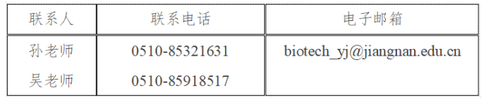 江南大学生物工程学院2021年优秀大学生夏令营公告