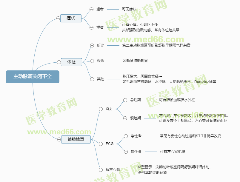 主动脉瓣关闭不全-2023初级护师学霸笔记