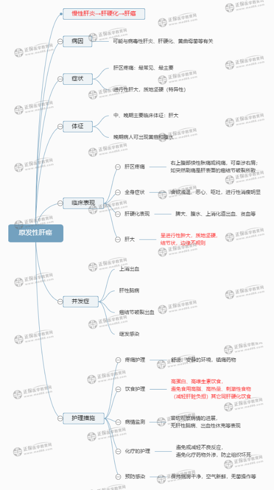 原发性肝癌病人的护理-2023主管护师考试速记考点