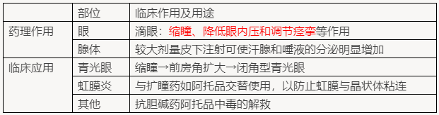 M胆碱受体激动药-毛果芸香碱：2022年临床医学专业本科水平测试