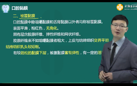 2023年口腔主治医师考试考点回顾：被覆黏膜