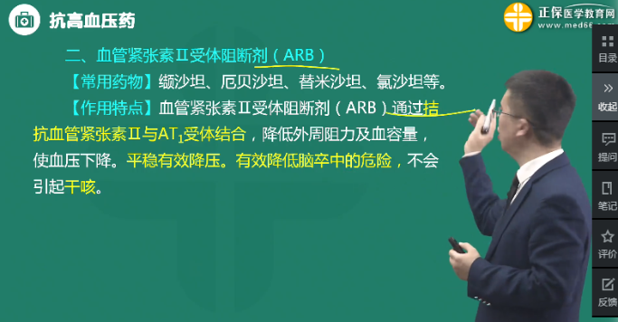 血管紧张素Ⅱ受体阻断剂作用机制-2023年初级药师考试考点回顾