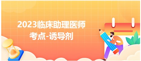 2023公卫执业医师考试大纲知识点《诱导剂》命题角度预测