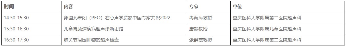 超声医学分会科技下乡活动（开州区）通知