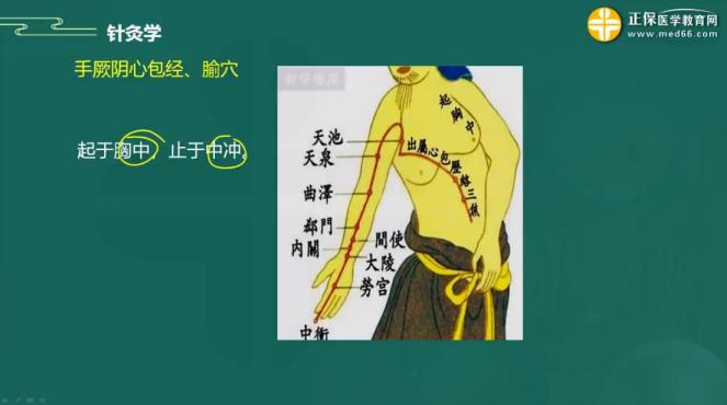 针灸学科目【手厥阴心包经、腧穴】——2023年中医助理医师备考知识点