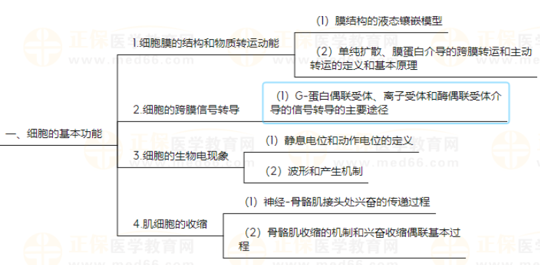 初级药士《基础知识-生理学》知识点地图，速度查收！