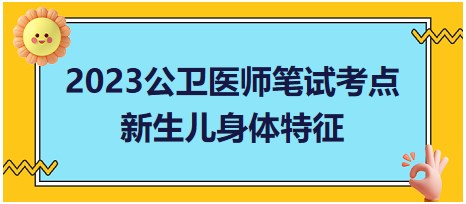 新生儿身体特征-2023公卫执业医师笔试命题考点预测