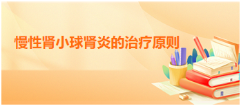 2024乡村全科助理医师每天一个知识点：慢性肾小球肾炎的治疗原则