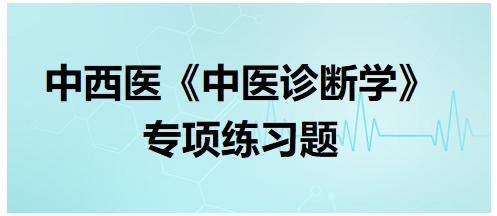 中西医医师中医诊断学专项练习题15