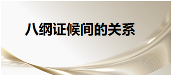 中医助理医师二试冲刺考点速记&例题—八纲证候间的关系