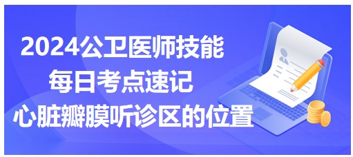 心脏瓣膜听诊区的位置