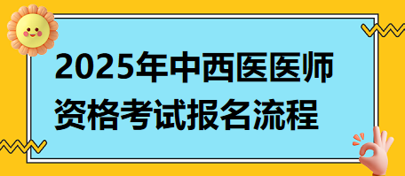 如何在2025年顺利完成中西医执业医师资格考试的报名流程？