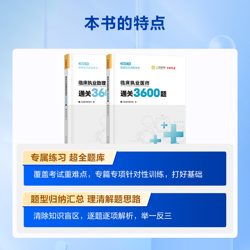 《2025年临床执业助理医师通关3600题》图书现货5折开抢！